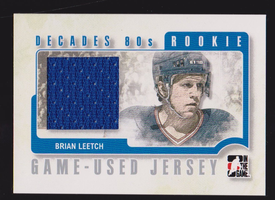 (image for) 2010-11 Decades 1980s Rookie Jerseys Silver #RJ19 Brian Leetch